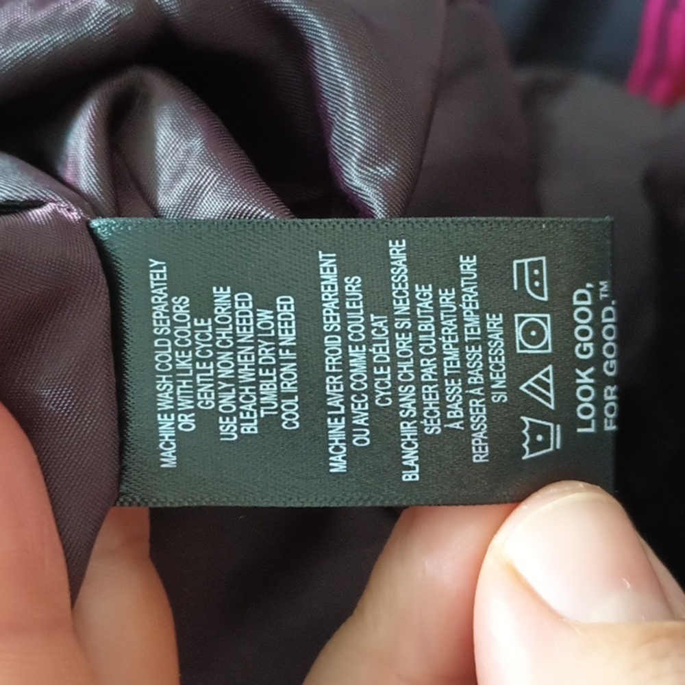 #207 Kenneth Cole New York Women's Puffer Coat. Long Coat Purple Color. XSmall - Picture 11 of 14